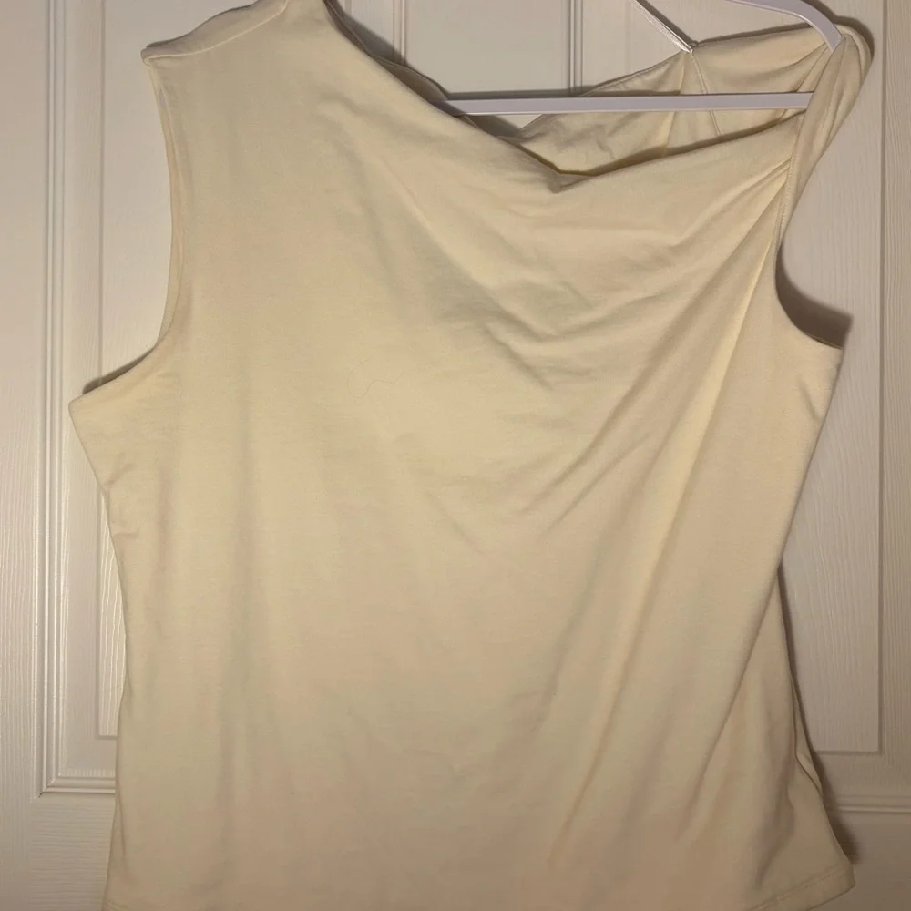 Gap Cream Off Shoulder Women's Top - Picture 2 of 5